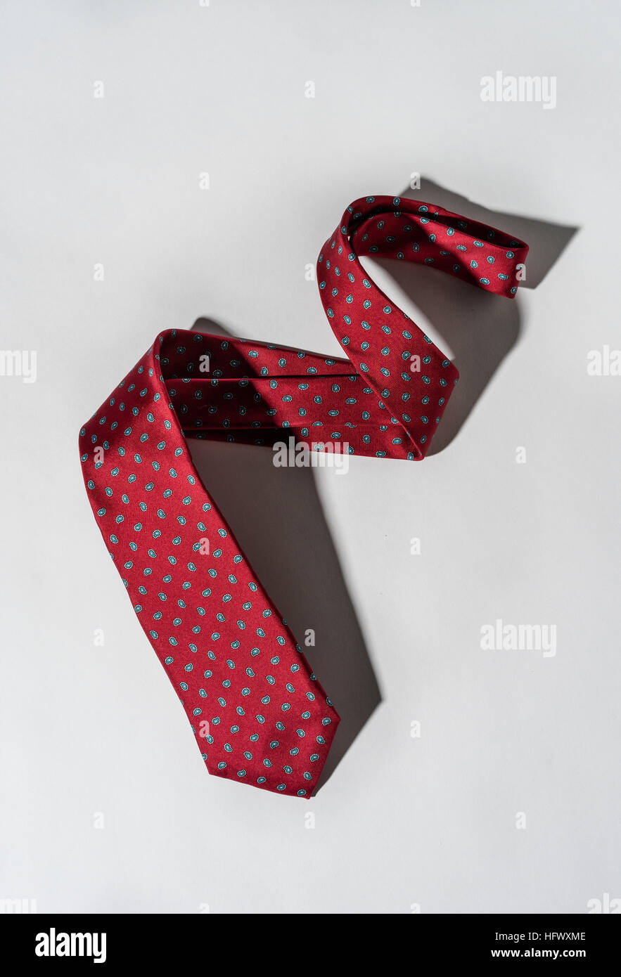 Foto von eine rote Krawatte Stockfoto