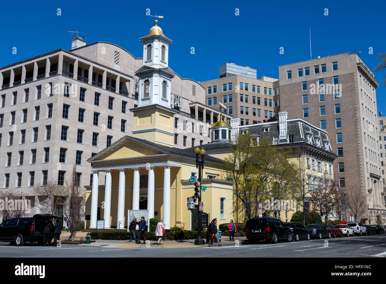 St. Johns Episcopal Church in Washington, D.C.  1816 errichtet. Stockfoto