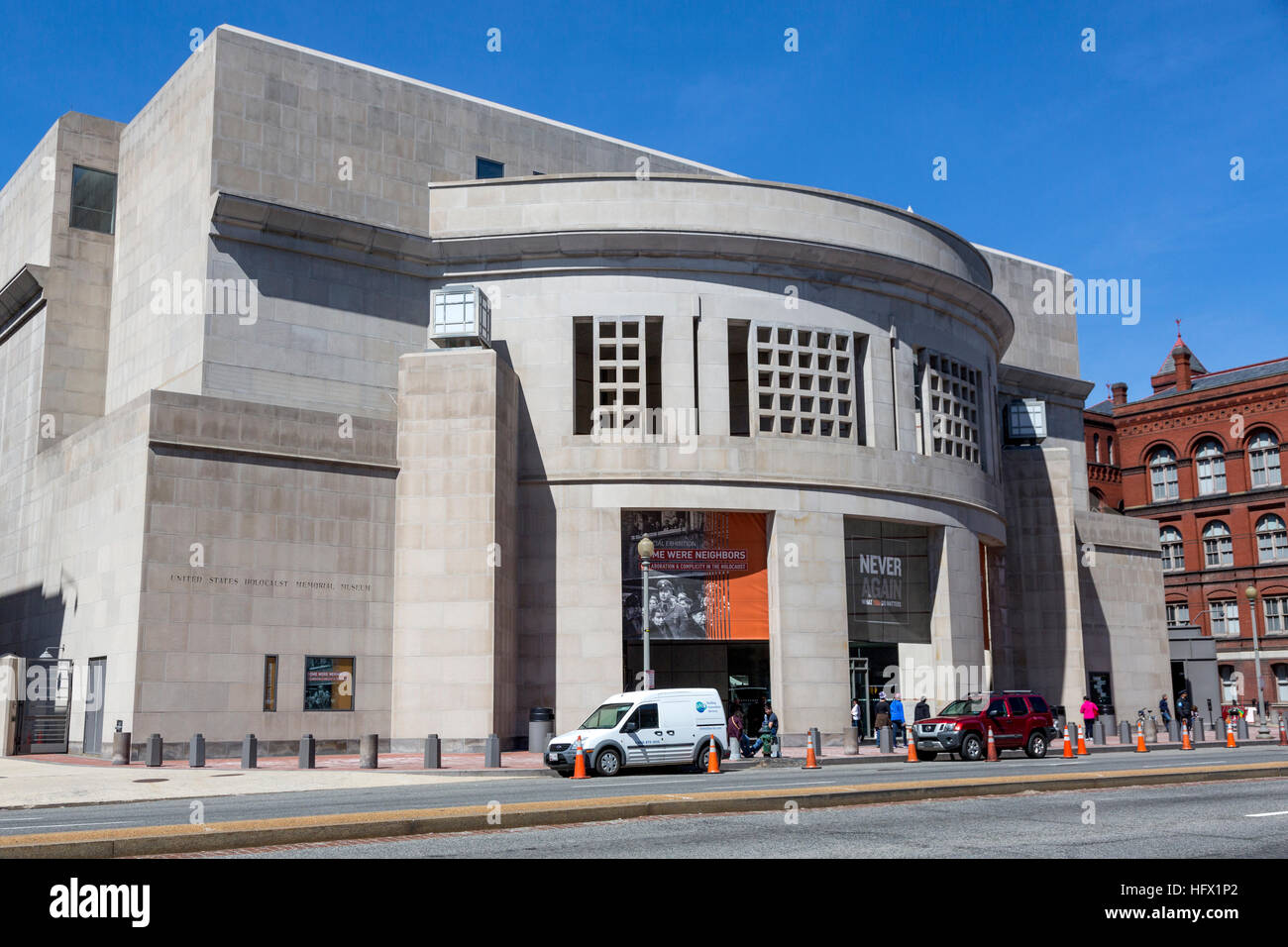 Holocaust-Museum, Washington, D.C., USA. Stockfoto
