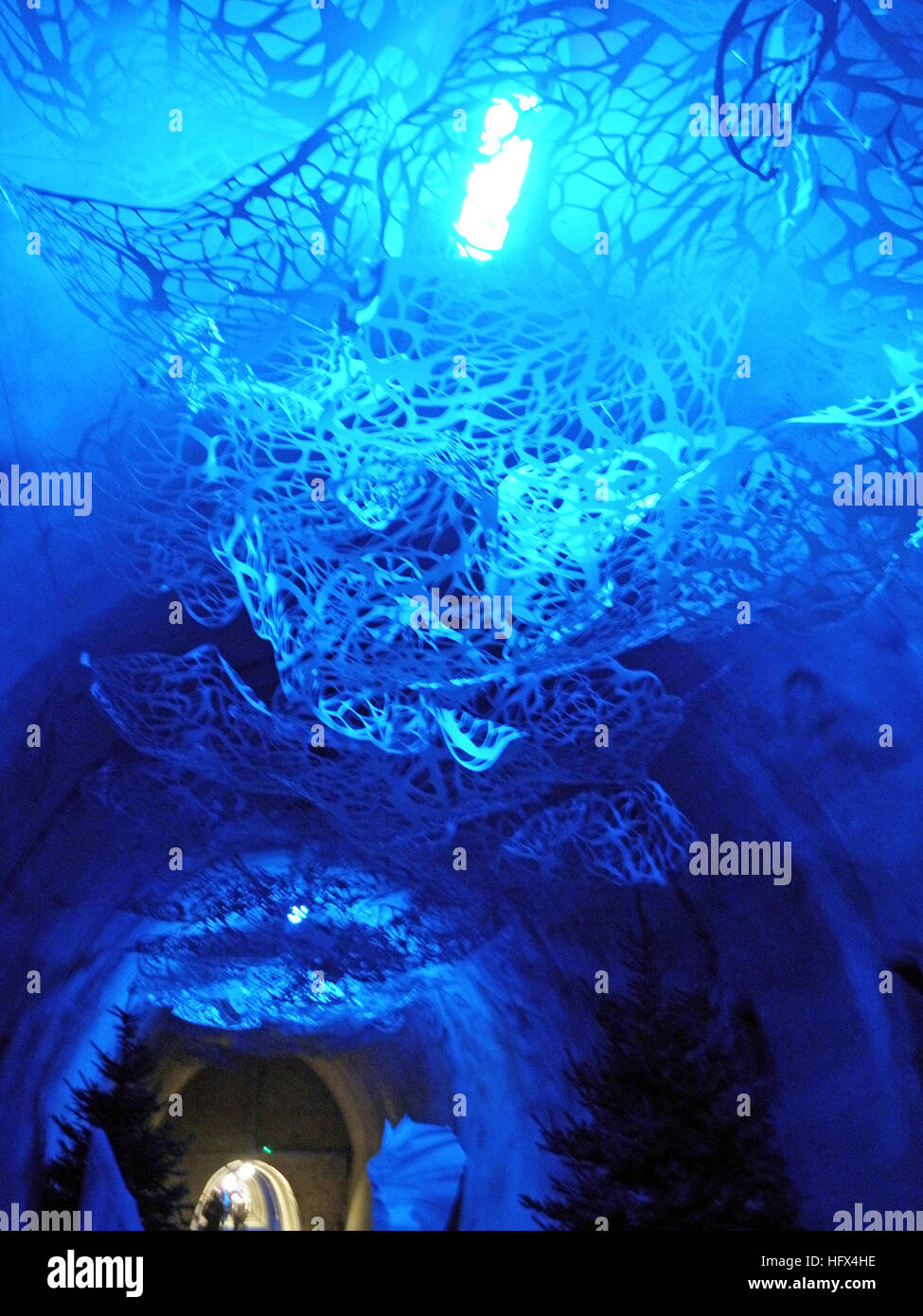 Zagreb, Kroatien, Europa, Tunnel unter Oberstadt, Advent Ausgabe 1 Stockfoto