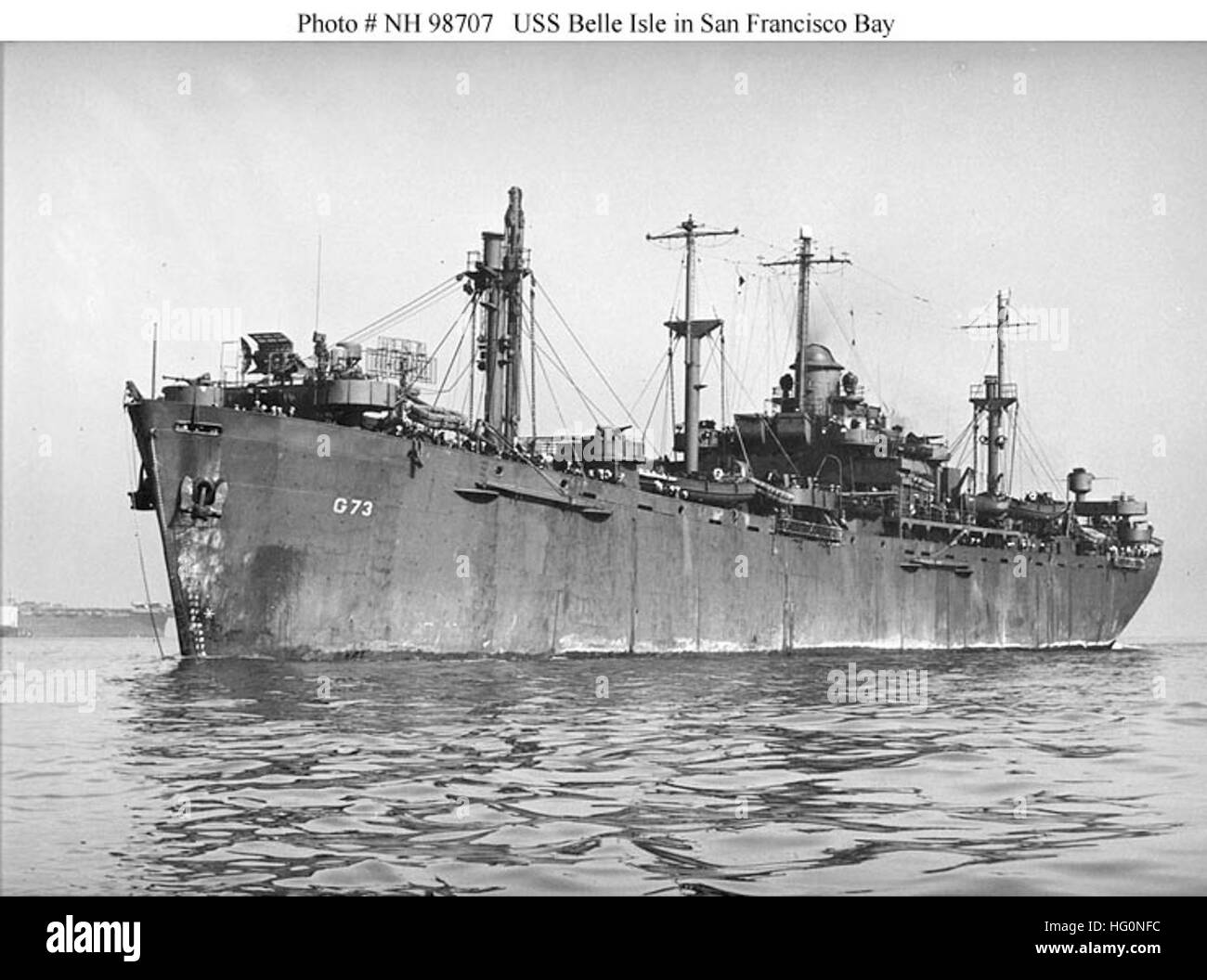 USS Belle Isle (AG-73) Stockfoto