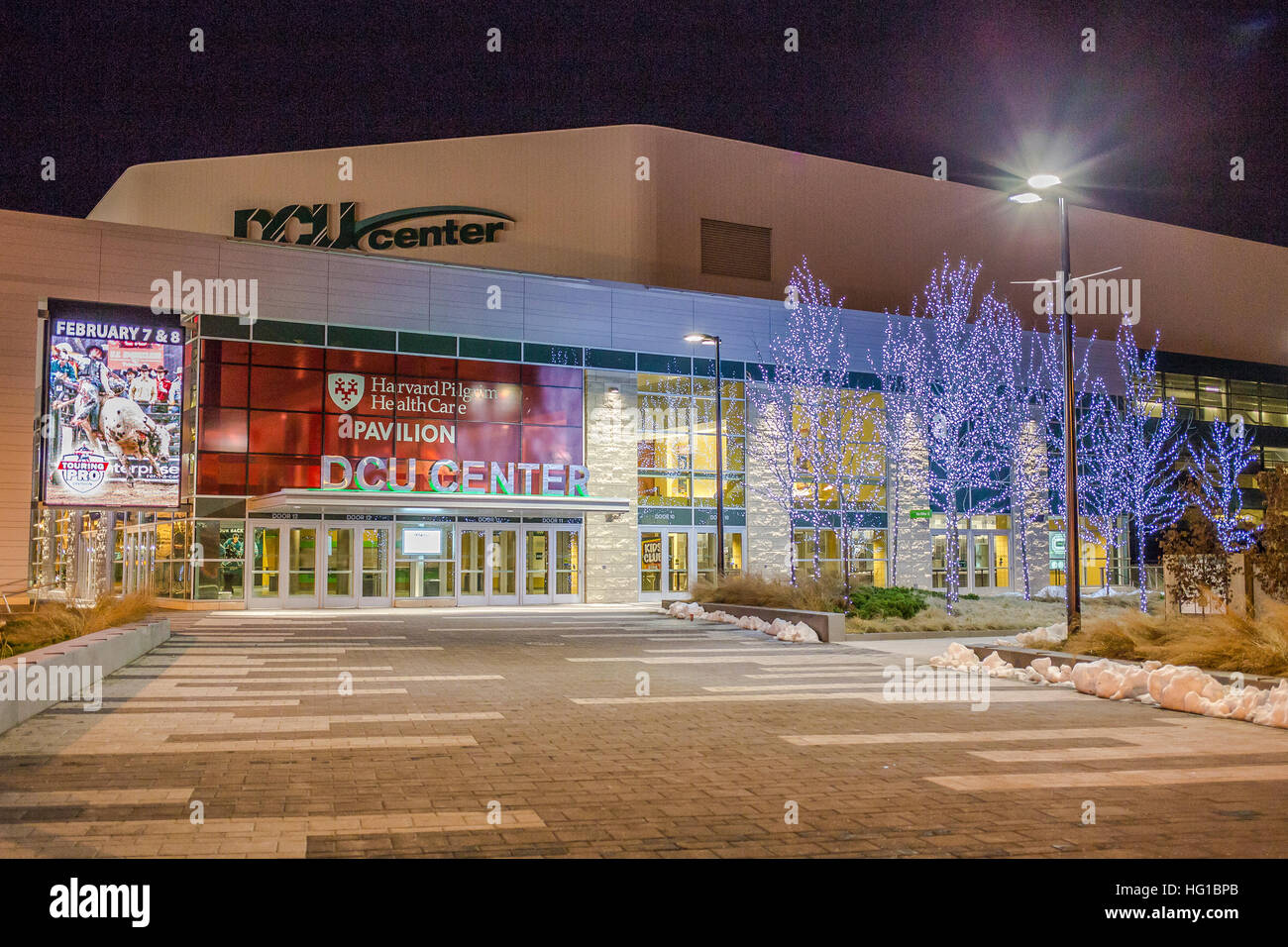 Das DCU-Center in Worcester, Massachusetts Stockfoto