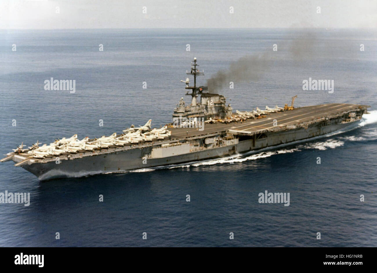 USS Franklin (CVA-42) Sep 1967 Stockfoto