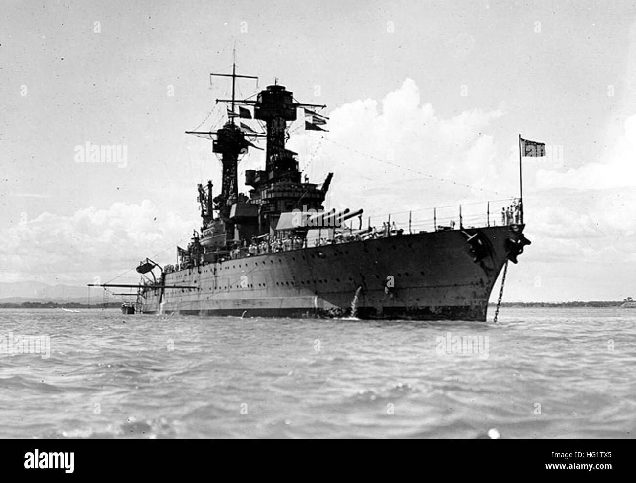 USS Tennessee BB-43 Stockfoto