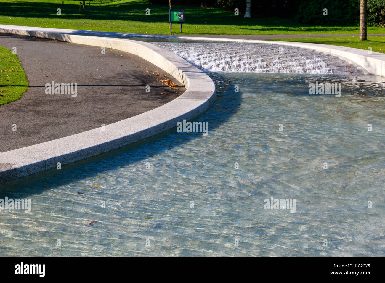 Prinzessin Diana Memorial Fountain im Hyde Park, London Stockfoto