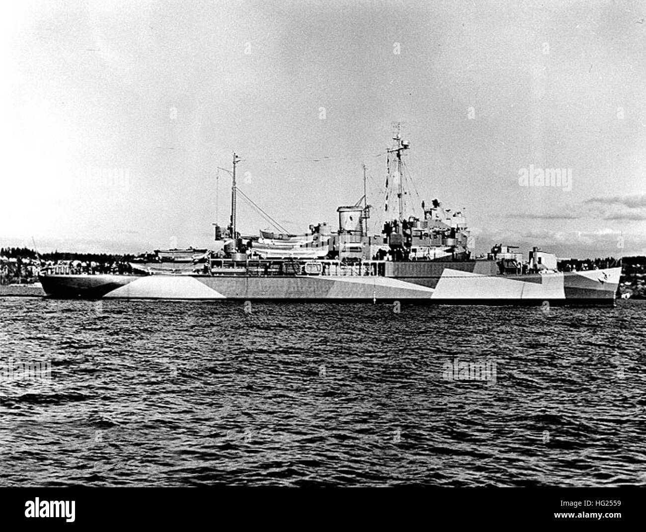 USS Gardiners Bucht (AVP-39) Stockfoto