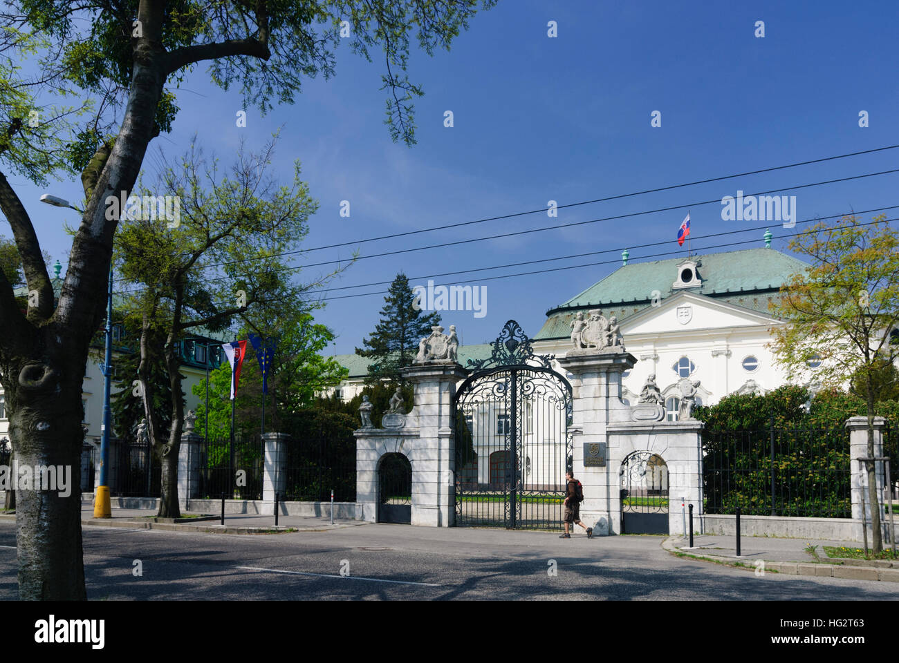 Bratislava (Preßburg): Regierungssitz von Slowakei, Slowakei Stockfoto