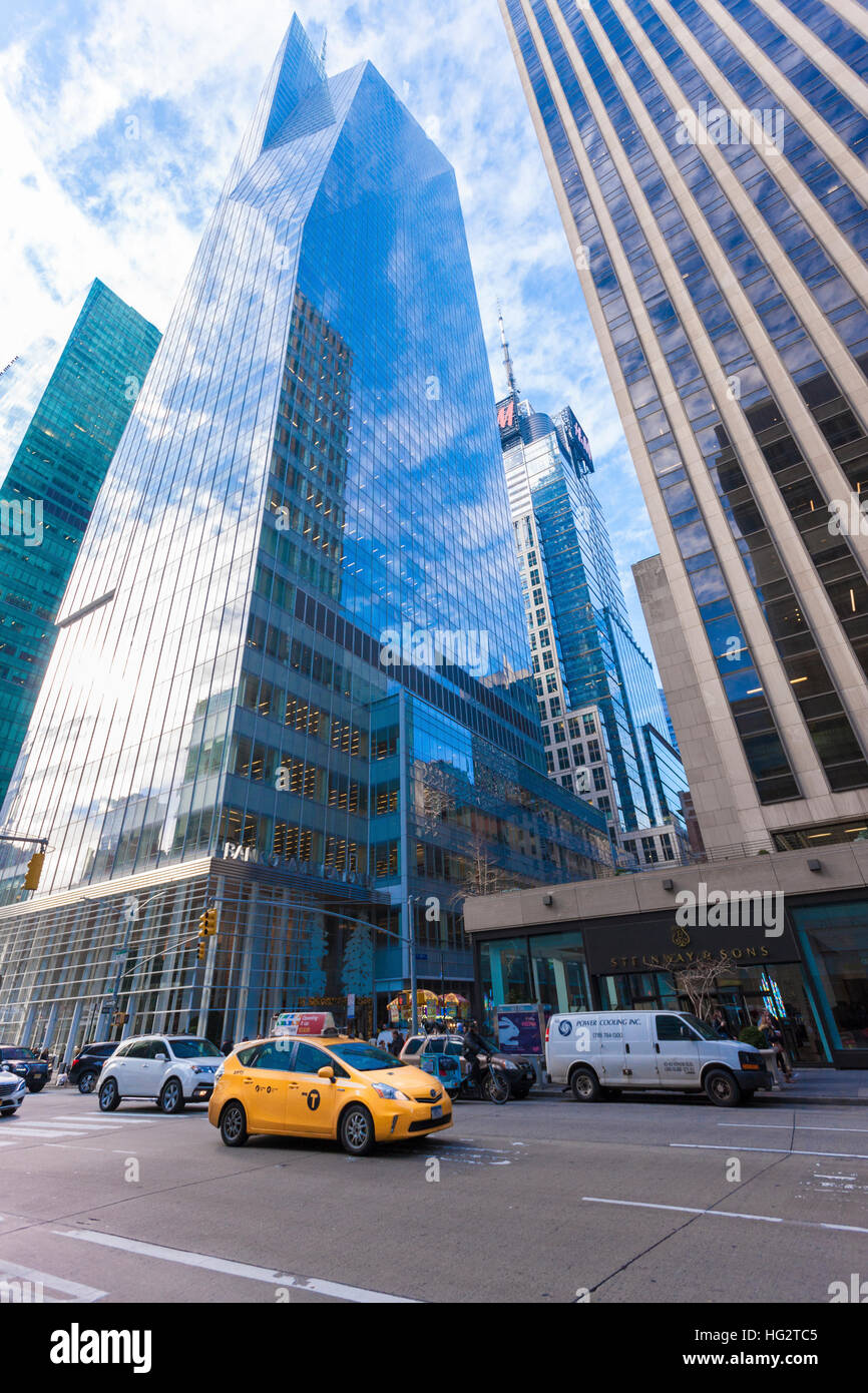 Bank of America Towers, 6th Ave, New York. Stockfoto