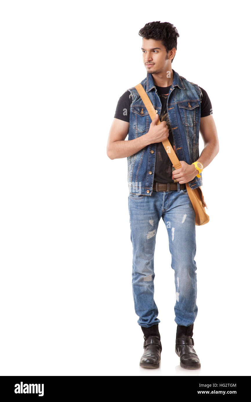 Porträt eines männlichen Studenten Stockfoto