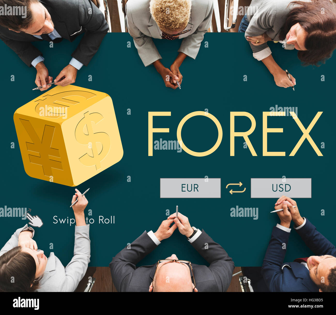 Forex Währung Geld-Banking-Konzept Stockfoto