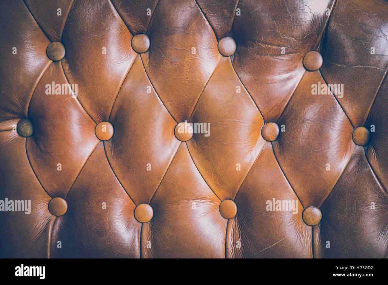 Braune Couch Leder Hintergrund Stockfoto