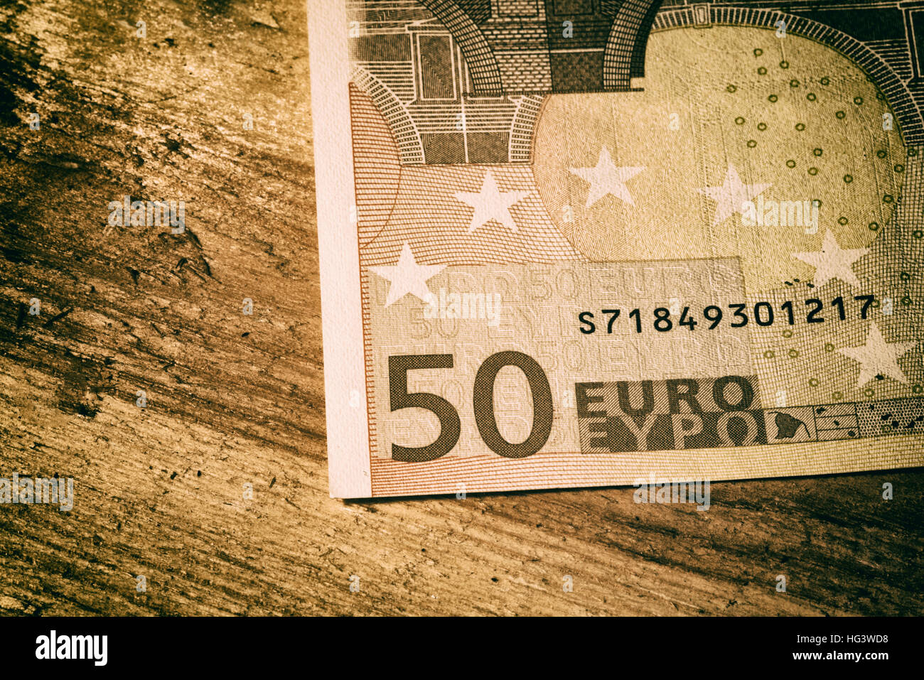 Euro-banknoten Stockfoto