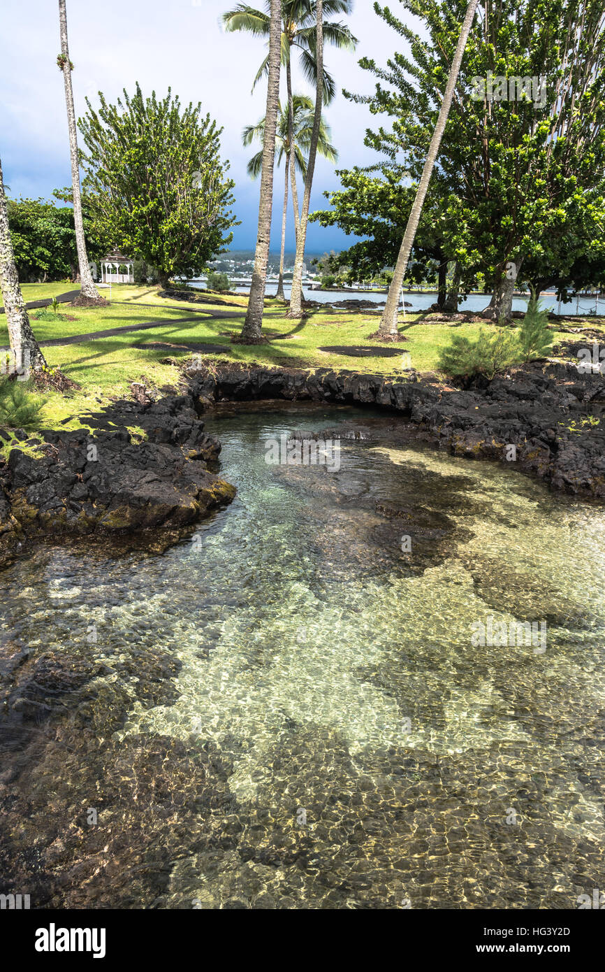 Hilo Bay in Big Island, Hawaii Stockfoto