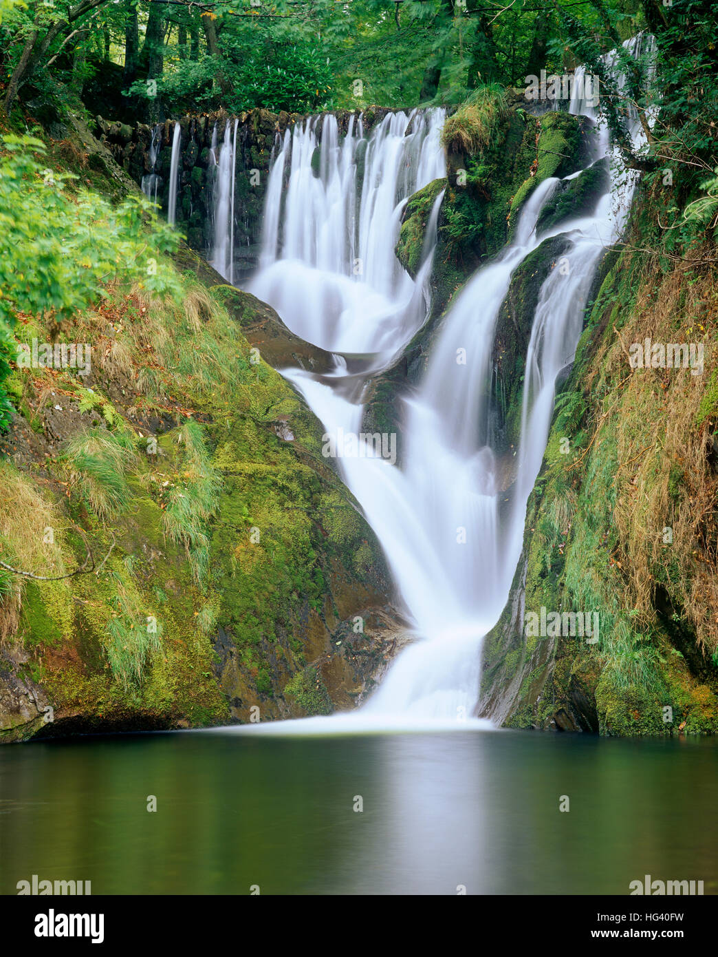 Ofen fällt, Dyfed, North Wales, UK Stockfoto