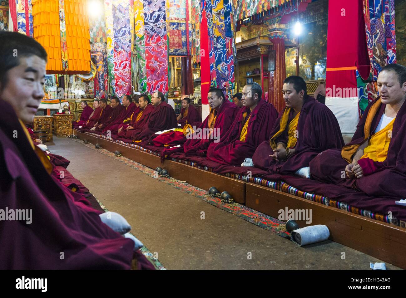 Lhasa, Ramoche Tempel | weltweite Nutzung Stockfoto