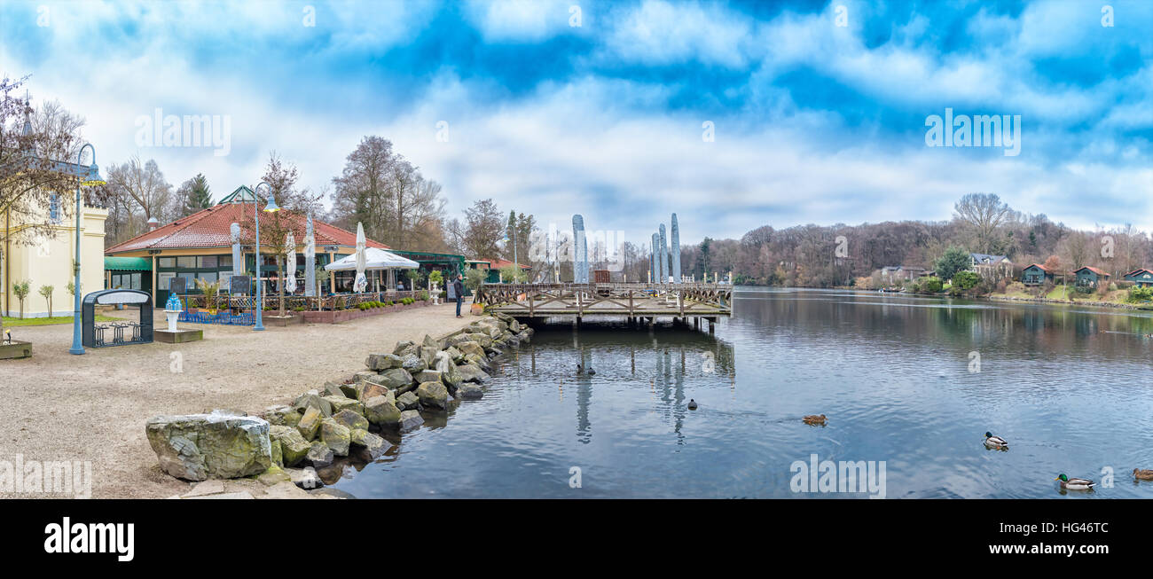 Harik sehen See in der Nähe von Brueggen im Rheinland, Nord Rhein Westfalen, Deutschland Stockfoto