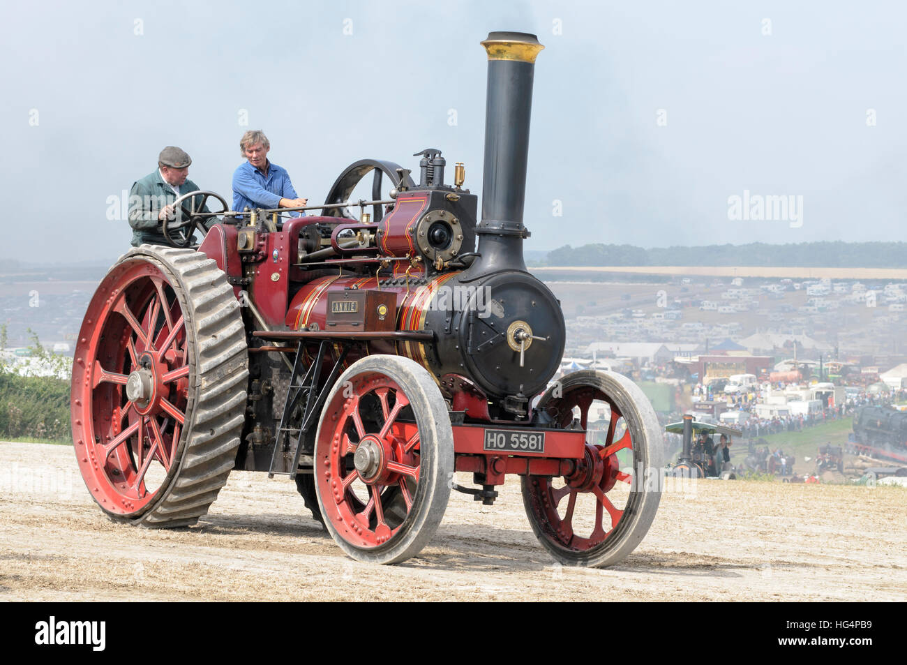 Marshall allgemeine Zweck Motor 57375, "Annie", gebaut 1911 auf der Dorset Steam Fair, Tarrant Hinton, Dorset, England, UK Stockfoto