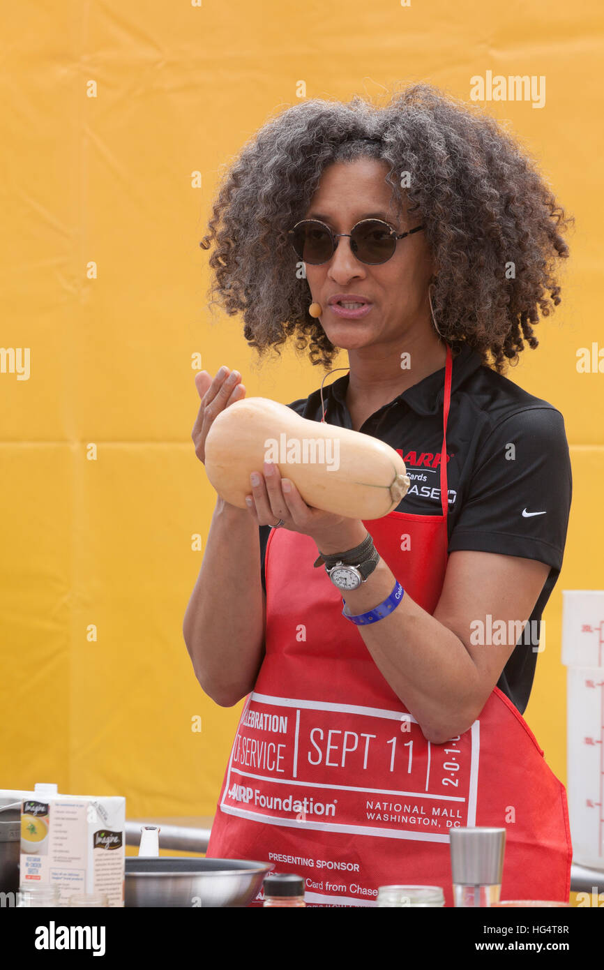 Koch Carla Hall - USA Stockfoto