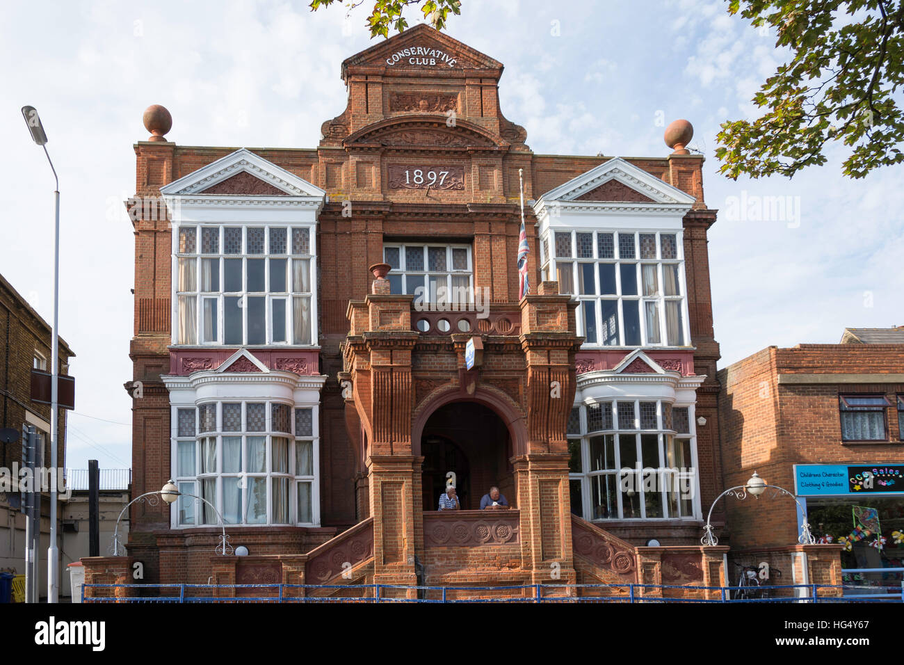Sheerness konservative Club, Broadway, Sheerness, Isle of Sheppey in Kent, England, Vereinigtes Königreich Stockfoto