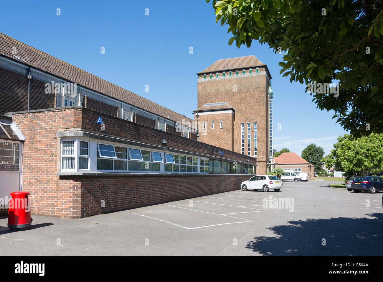 Isleworth & Syon School for Boys, Ridgeway Road, Isleworth, London Borough of Hounslow, Greater London, England, United Kingdom Stockfoto
