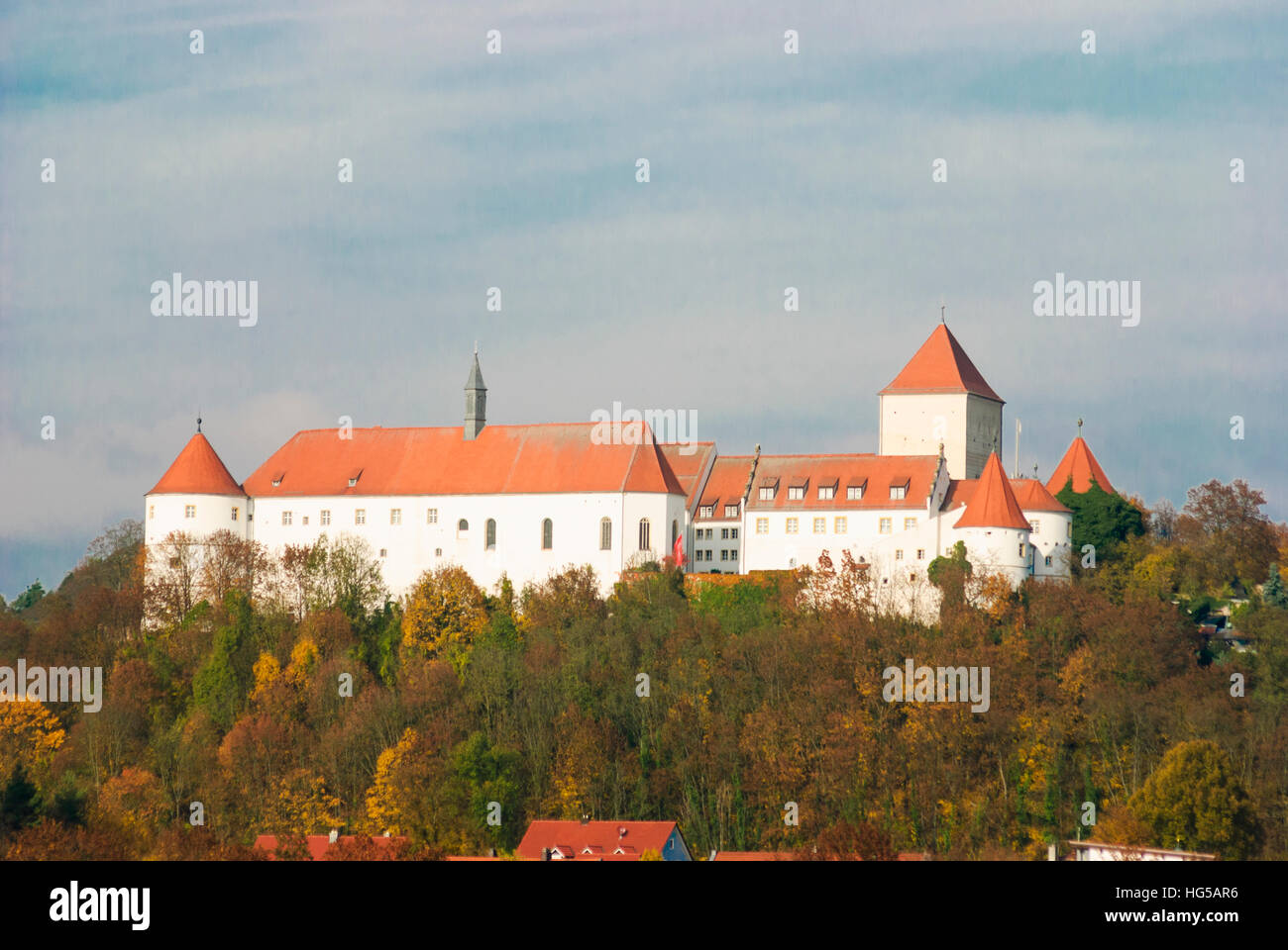 Wörth an der Donau: Schloss Wörth, Oberpfalz, Oberpfalz, Bayern, Bayern, Deutschland Stockfoto