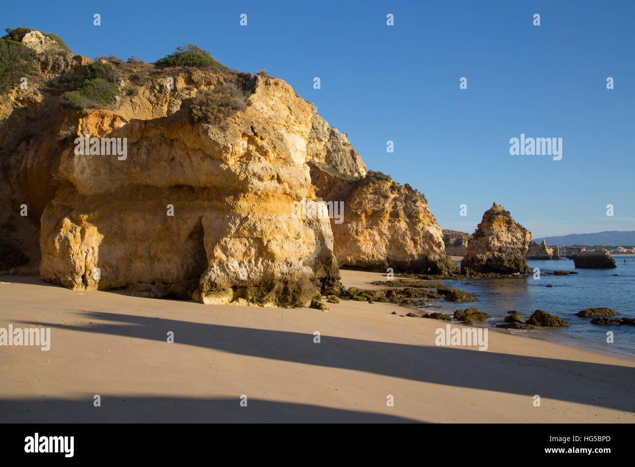 Praia Camilo, Lagos, Algarve, Portugal Stockfoto