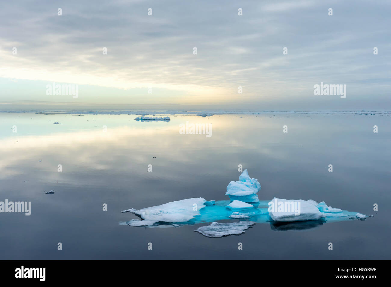 Nordpolarmeer, Arktis, Norwegen, Scandinavia Stockfoto