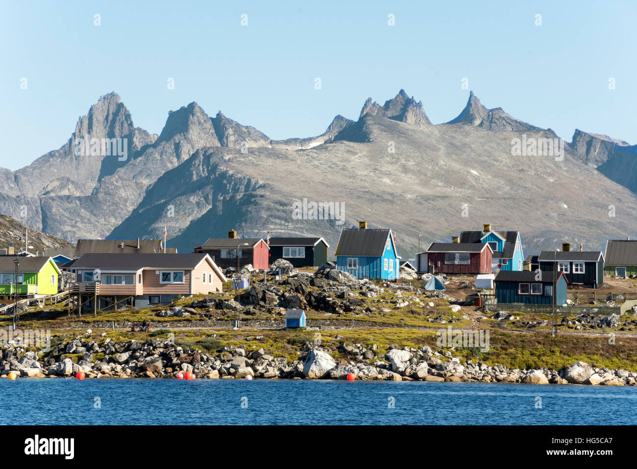 Nanortalik, Südgrönland, Polarregionen Stockfoto