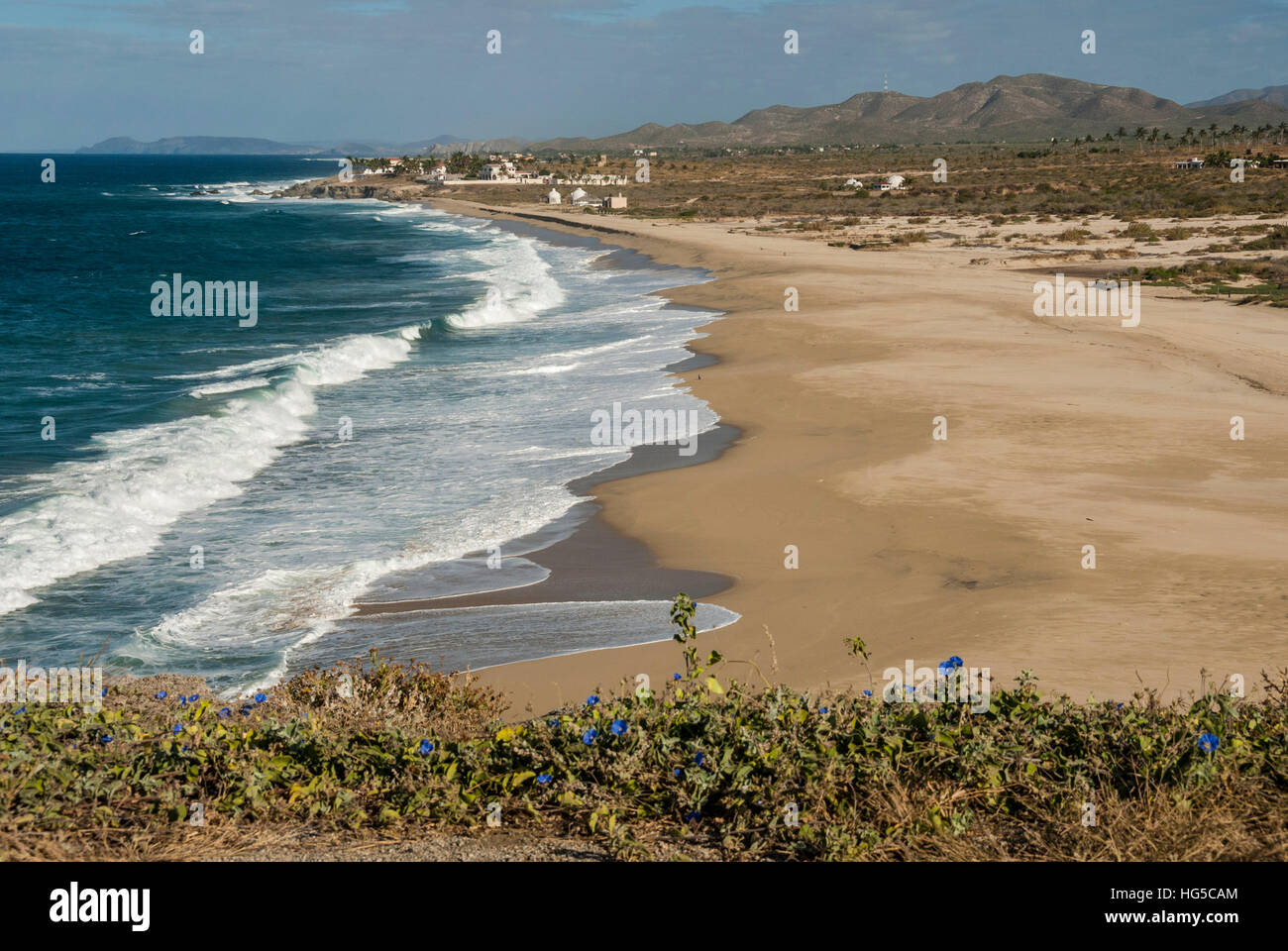 Punta Gasparena, Pazifik-Küste südlich von Todos Santos, Baja California, Mexiko, Nordamerika Stockfoto Punta Gasparena, Pazifik-Küste südlich von Todos Santos, Baja California, Mexiko, Nordamerika Stockfoto