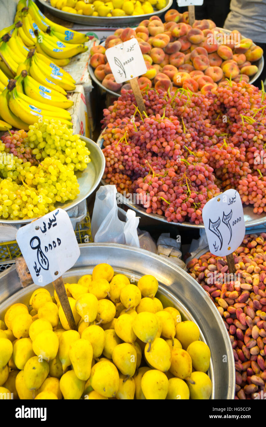 Obst Shop, Teheran, Iran, Naher Osten Stockfoto