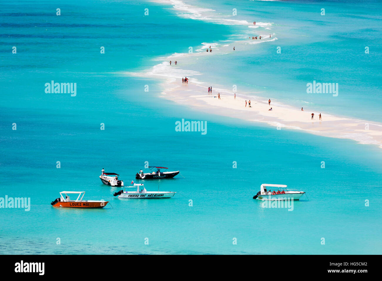 Nosy Iranja, Nordbereich Stockfoto