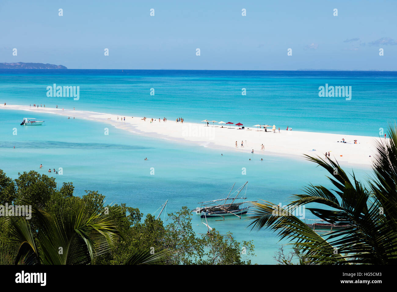 Nosy Iranja, Nordbereich Stockfoto