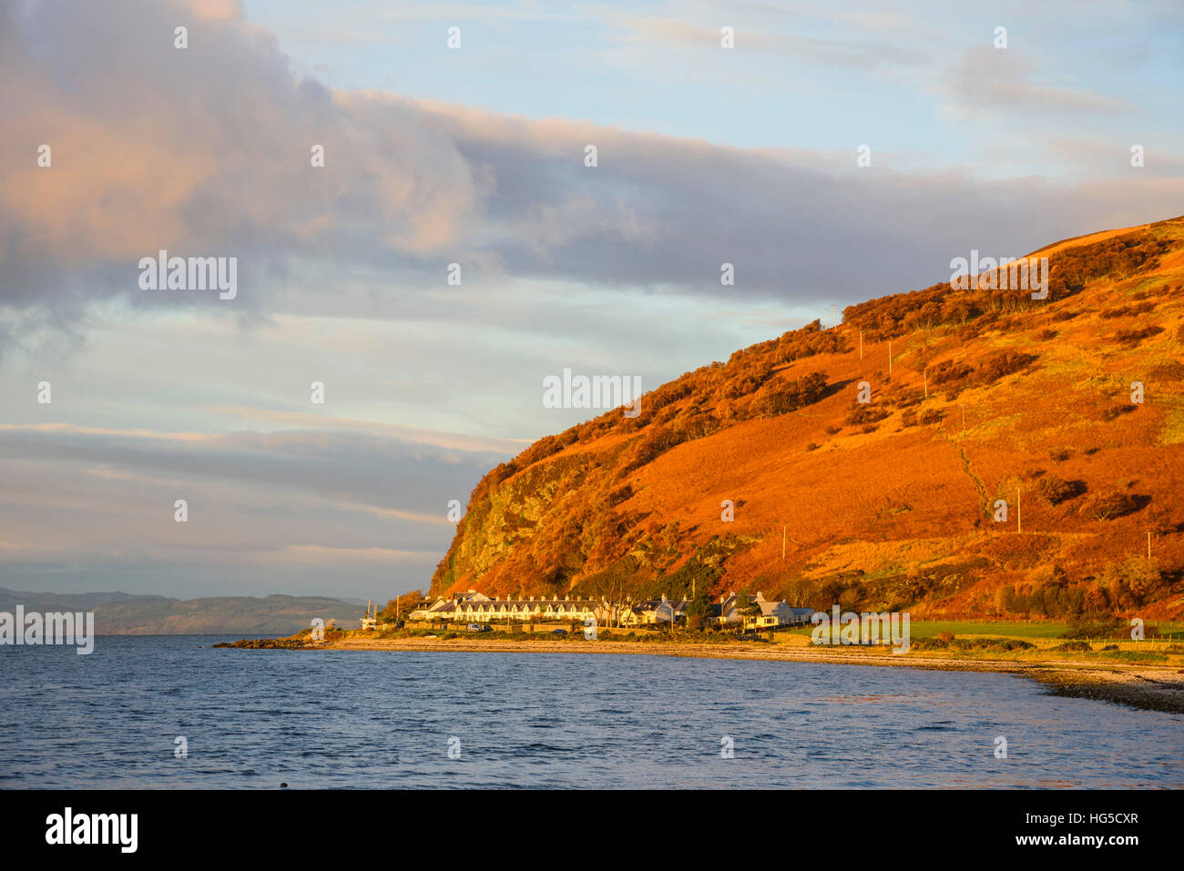 Catacol, Isle of Arran, North Ayrshire, Schottland, Vereinigtes Königreich Stockfoto