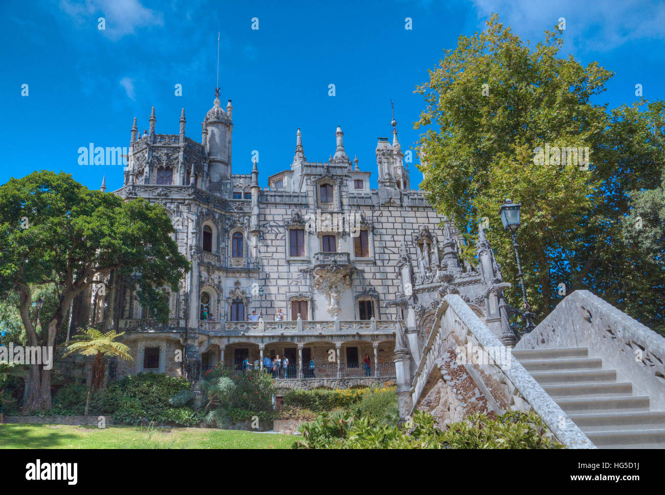 Haupthaus, Quinta da Regaleira, Sintra, UNESCO, Portugal Stockfoto