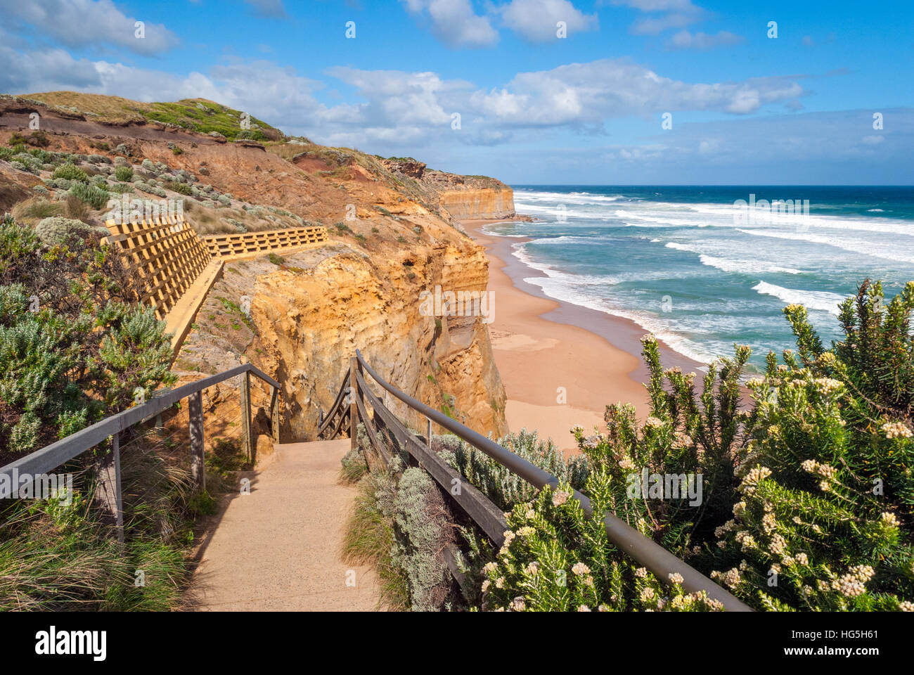 Australien, Great Ocean Road in der Nähe von zwölf Apostel Stockfoto