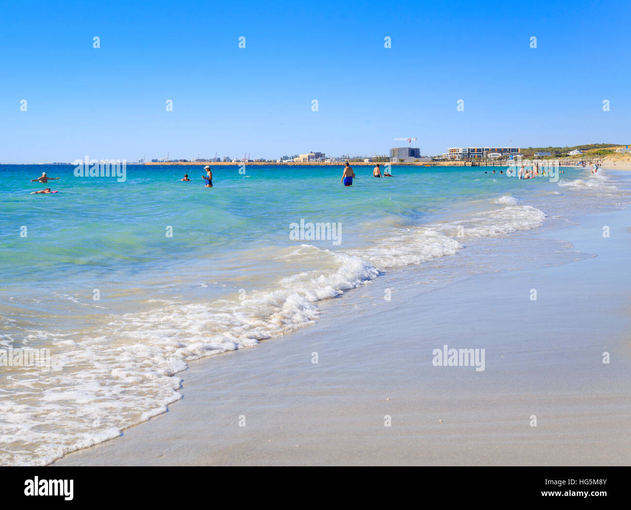 Coogee Beach an einem Sommertag. Stockfoto