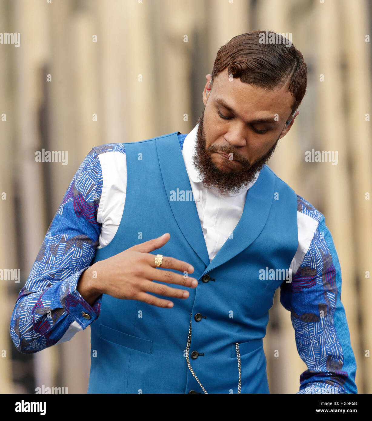 Jidenna erklingt in 2016 MTV Woodie awards auf dem SXSW am 16. März 2016 in Austin, Texas. Stockfoto