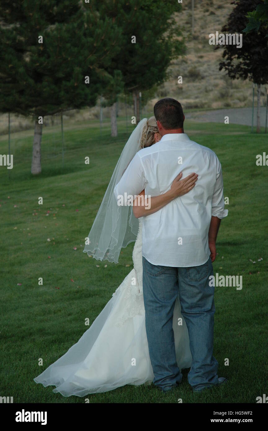 Hochzeitstag Stockfoto