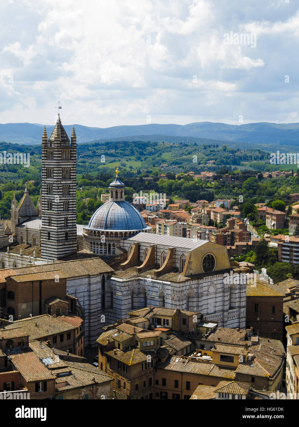 Dom von Siena (Duomo di Siena). Siena, Toskana, Italien. Stockfoto