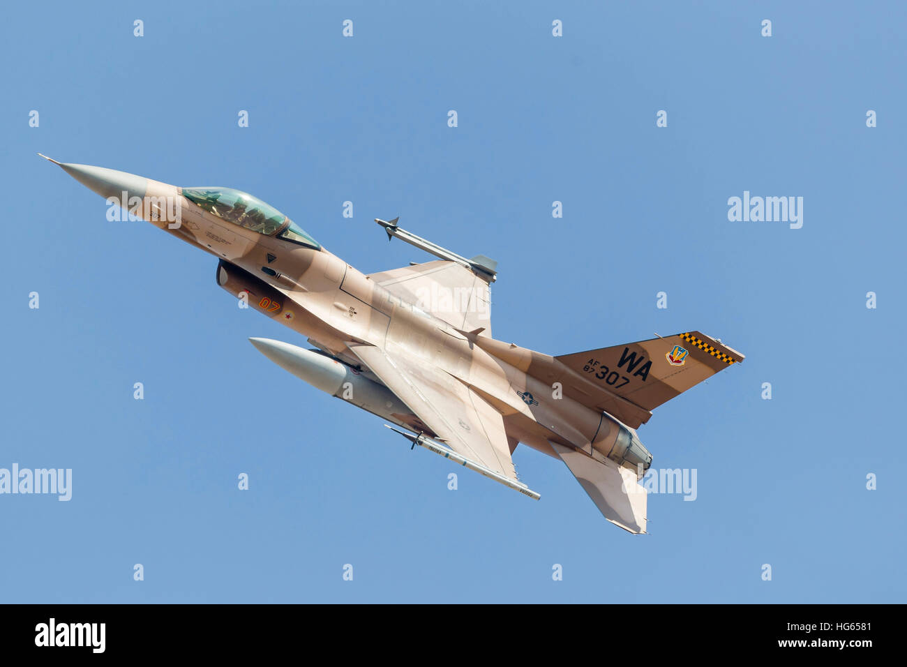 Ein US-Air Force F - 16C Aggressor Flugzeug Stockfotografie - Alamy