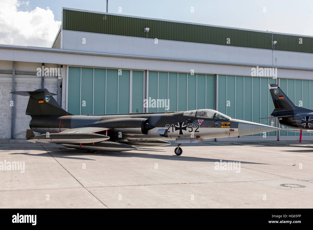 Deutsche Luftwaffe F - 104G Starfighter. Stockfoto