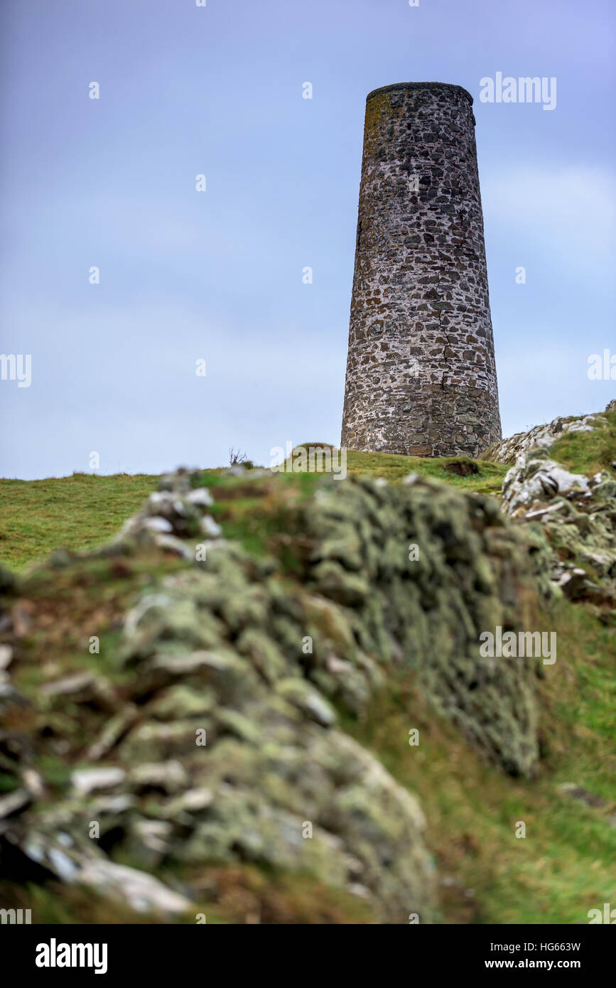 Der Turm am Stepper Point in der Nähe von Padstow in Cornwall Stockfoto