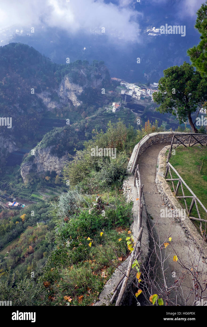 Almafi Küstenstadt von Ravello, Italien Stockfoto