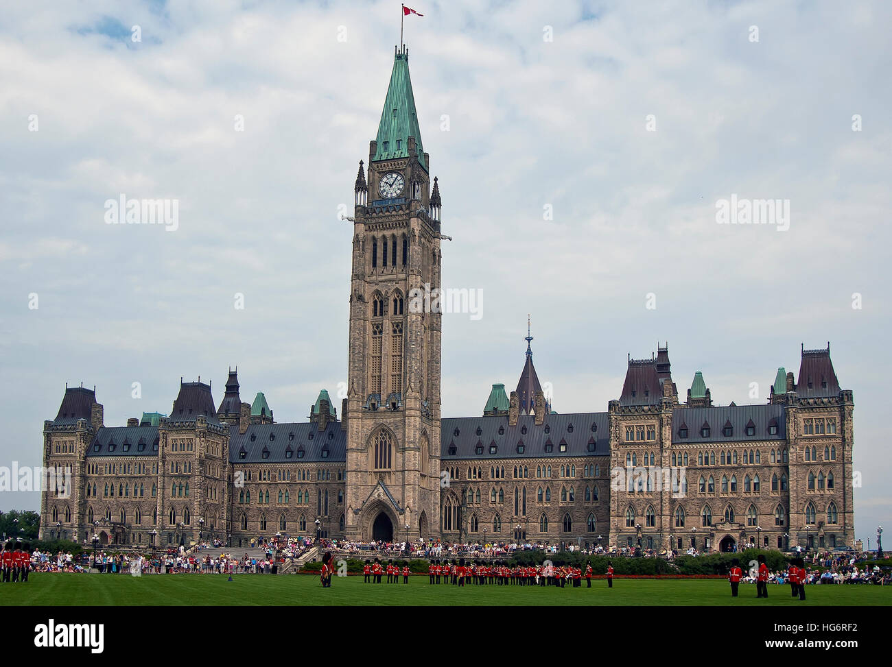 Kanada - Ottawa - Parliament Hill Stockfoto