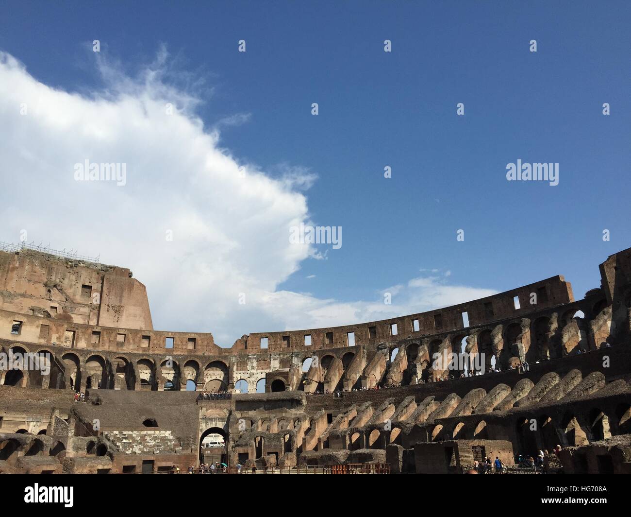 Das römische Kolosseum Stockfoto