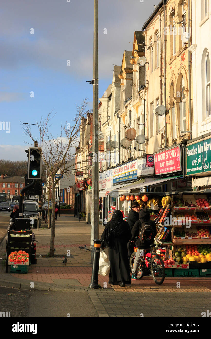 Hull UK Stadt der Kultur 2017 Ansichten der Stadt Kingston upon Hull genommen Januar 2017 Spring Bank, Kingston upon Hull Stockfoto