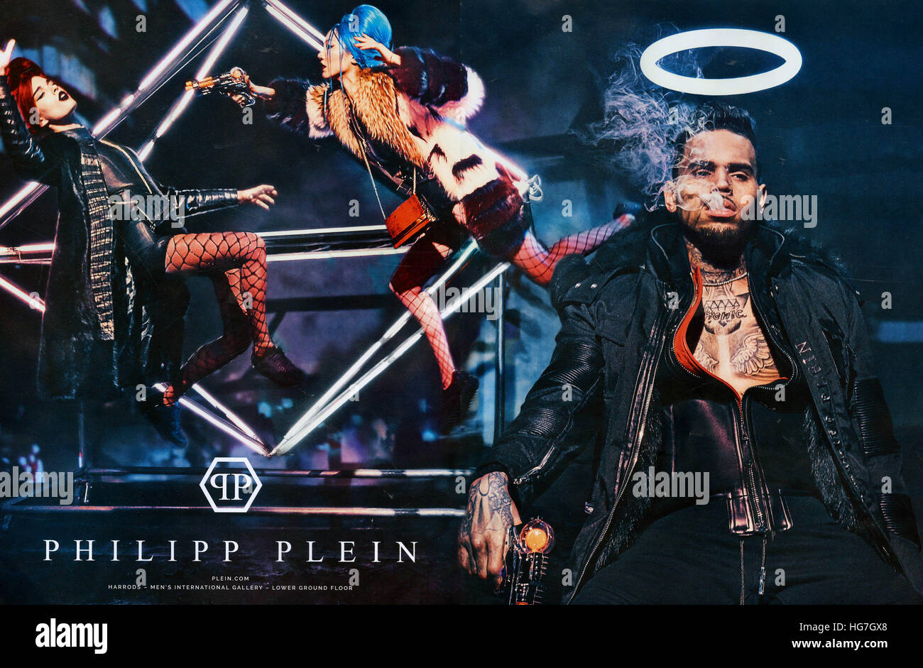 2010er Jahre UK Philipp Plein Magazin Anzeige 2010er Jahre UK Philipp Plein Magazin Anzeige
