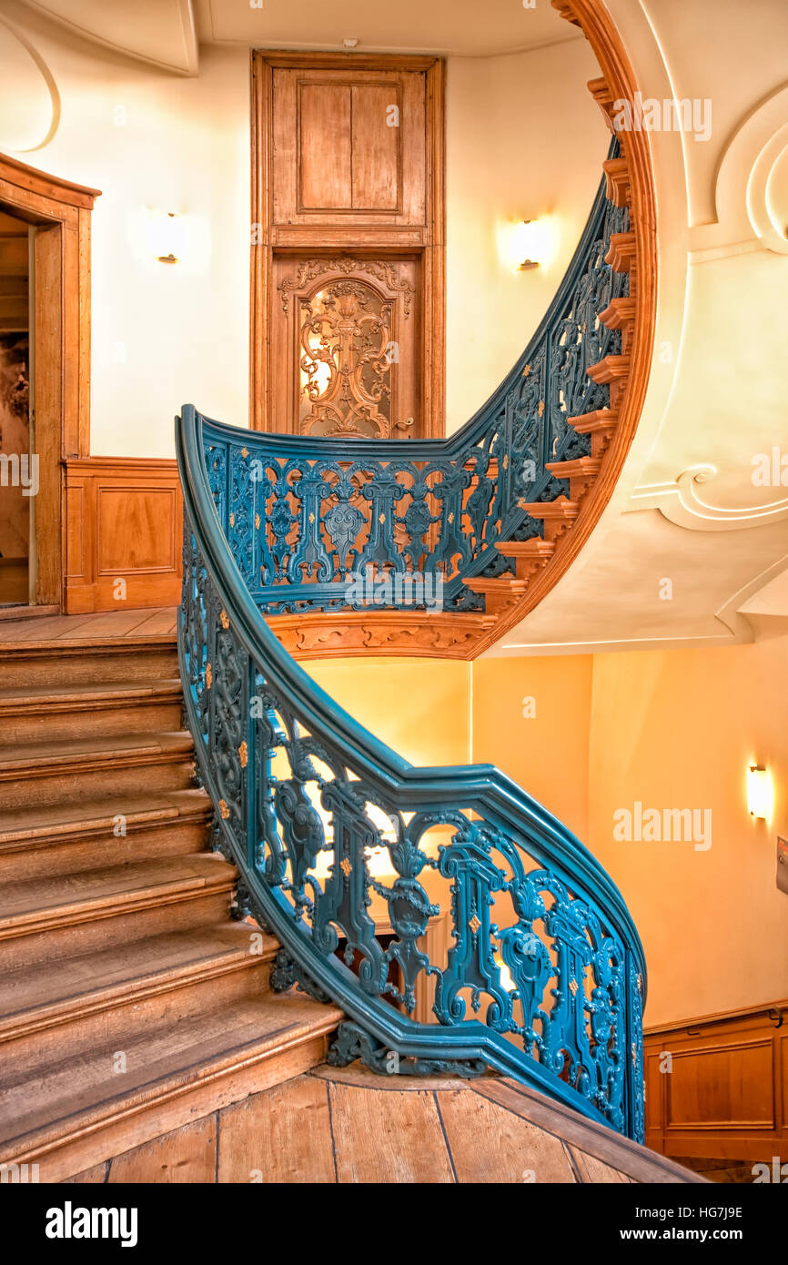 Treppen in der Bibel-Museum, Amsterdam Stockfoto