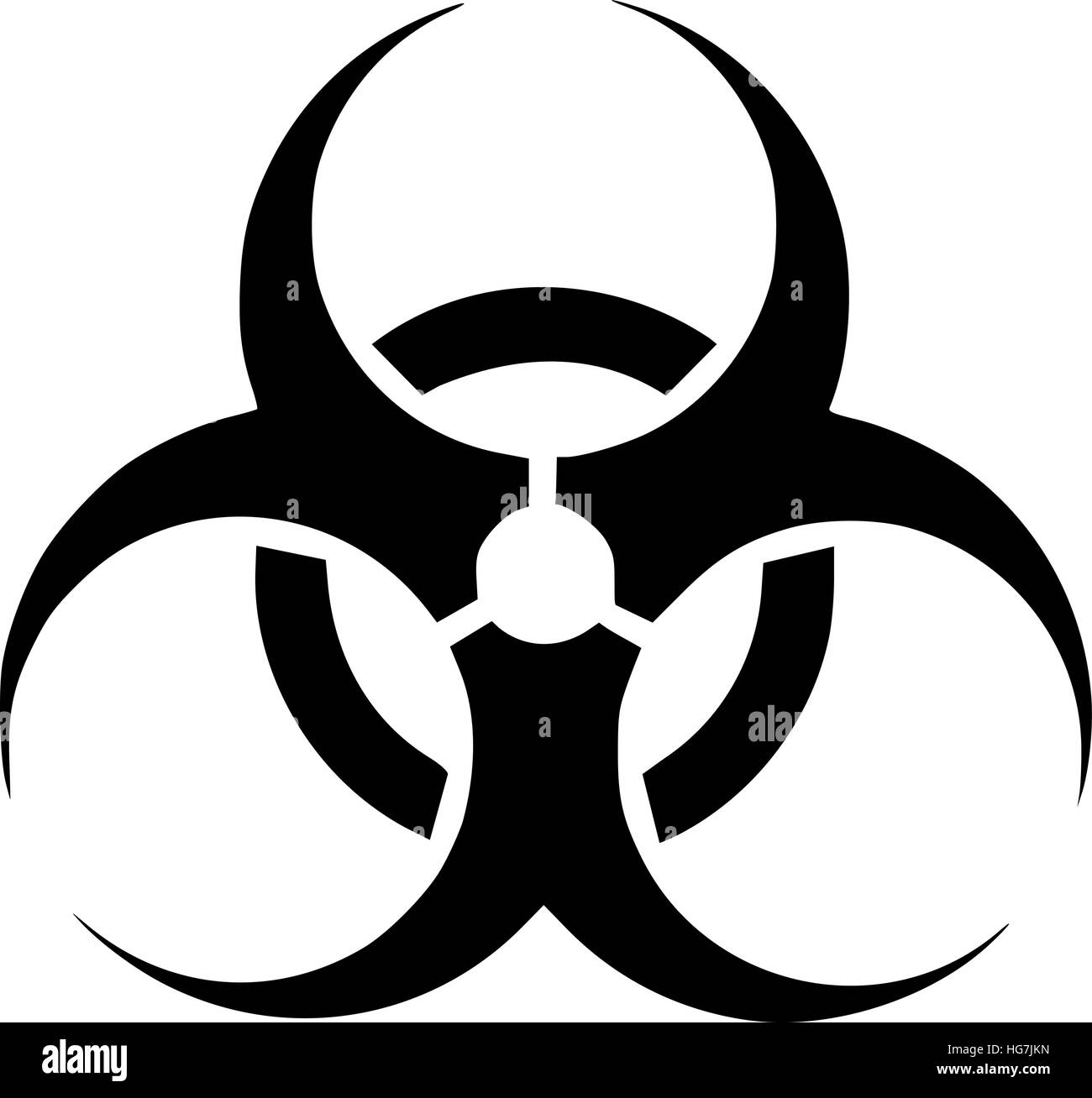 Biohazard-Symbol Stock Vektor