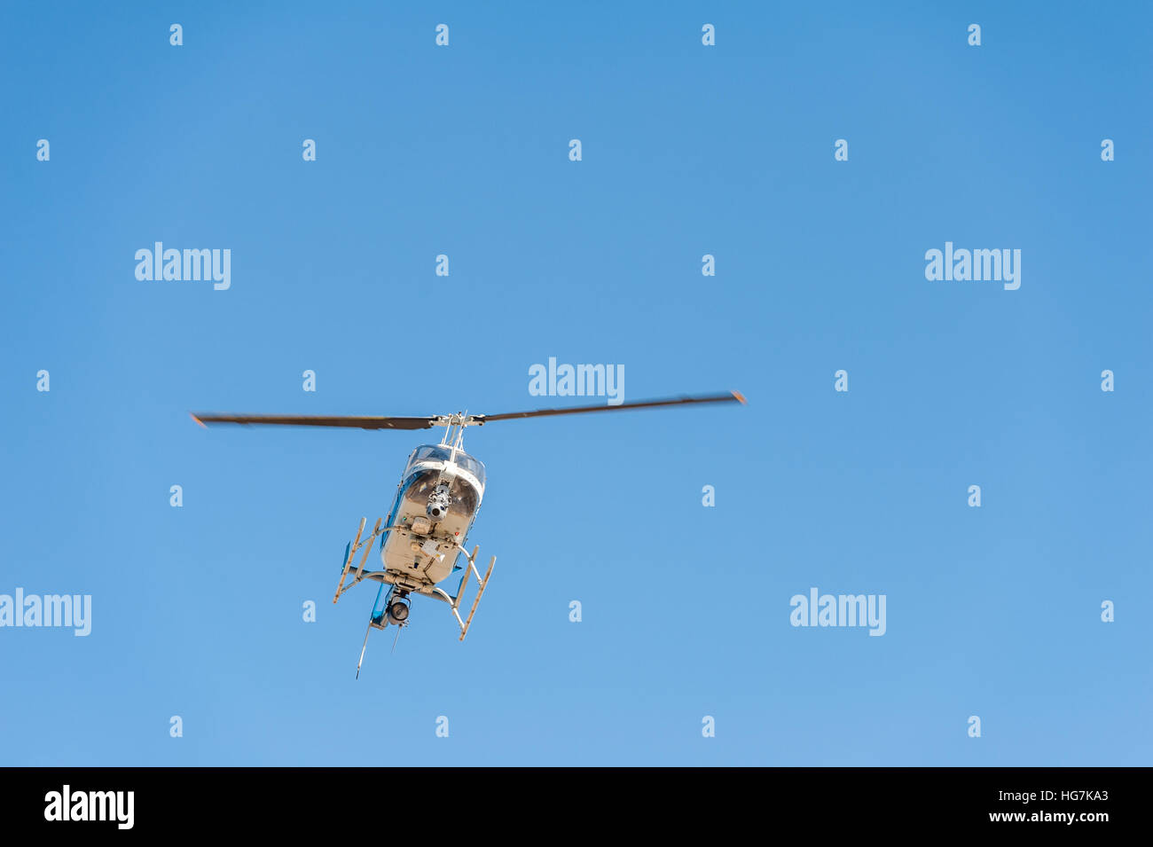 Israel, Polizei-Hubschrauber - Bell 206 Stockfoto